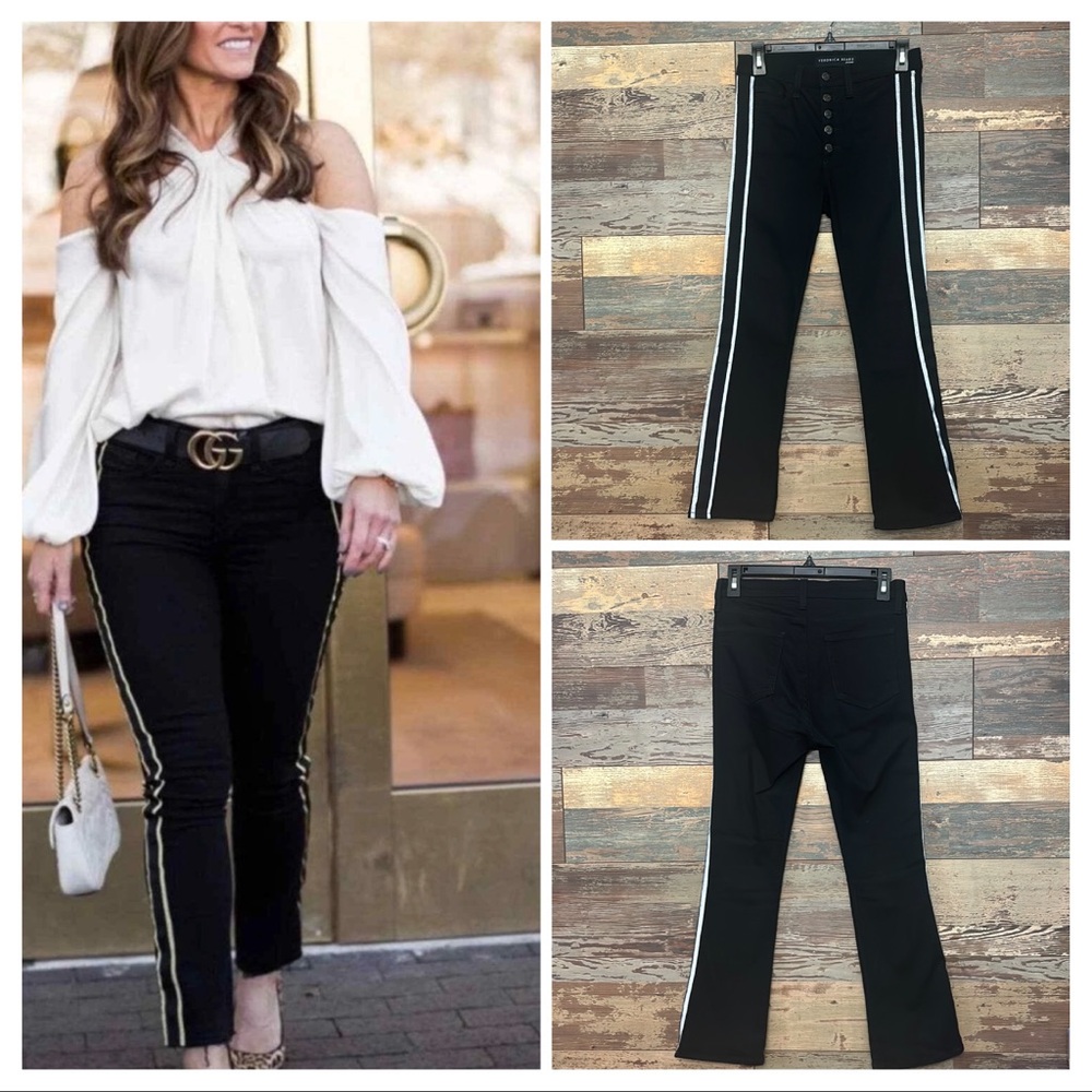 Veronica Beard |”Carolyn” 10” Baby Boot Button-Fly Pants | Size: 25